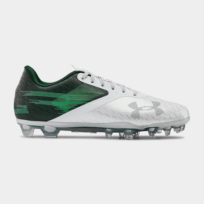 Under Armour Blur Lux MC - Panske Lacrosse Obuv - Zelene/Biele